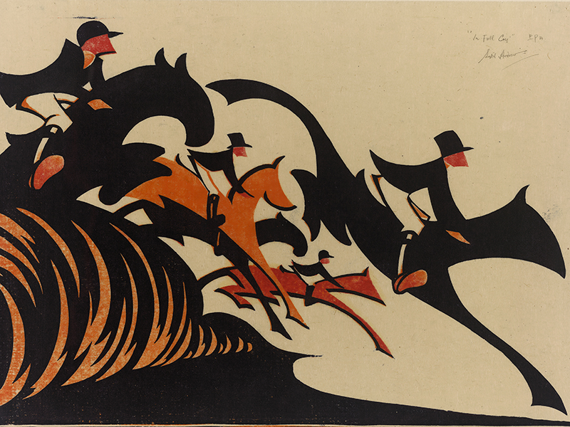 Linocut by Sybil Andrews