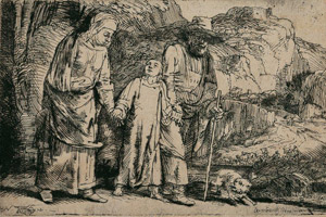 Christ with his parents.