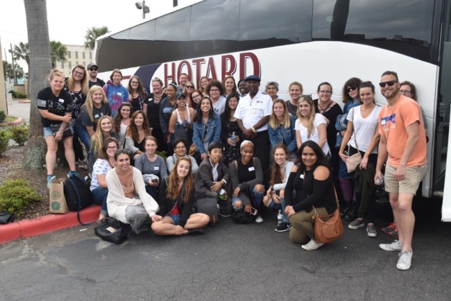 Group of students on the Philadelphia Trip