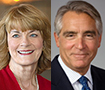 Professor Margaret Dalton and Dean Stephen C. Ferruolo