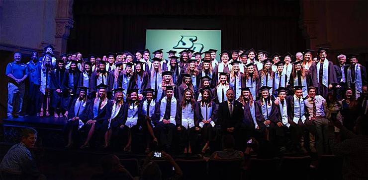 Several USD student-athletes are part of the impressive Class of 2017. The university's graduation ceremony took place on May 28 in the Jenny Craig Pavilion.