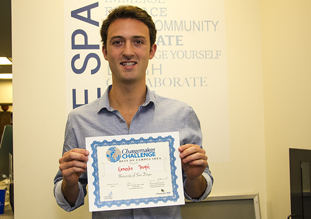 Ernesto Truqui, Changemaker Challenge winner