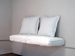 Grandma's Couch. 2007. Upholstery, paint, lumber a