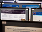 Undergraduate research covers almost all academic departments and interests, offering a diversity of experience for visitors to the annual event.  