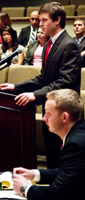 Students at the Criminal Procedure Tournament