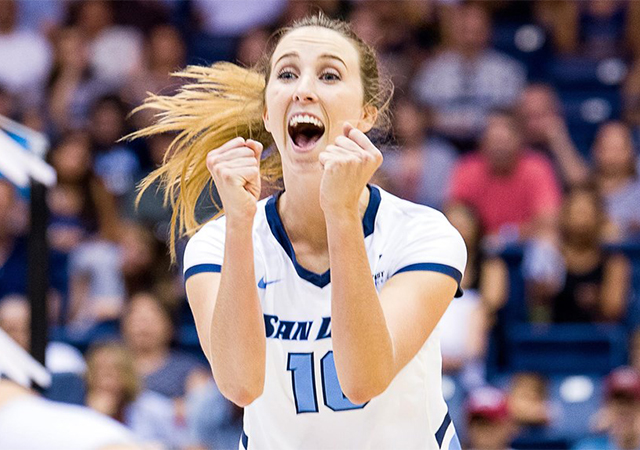 Cami May, USD volleyball