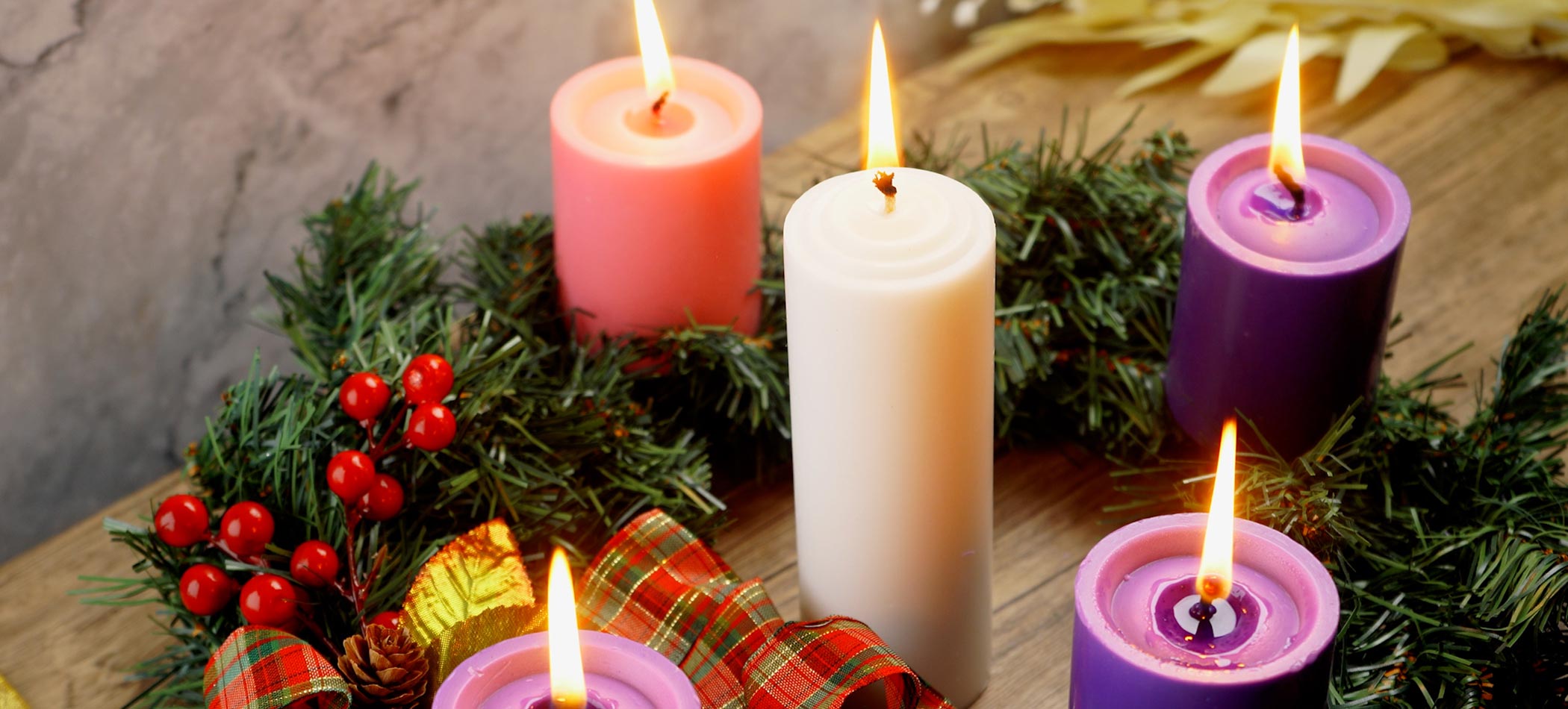 first sunday of advent candle