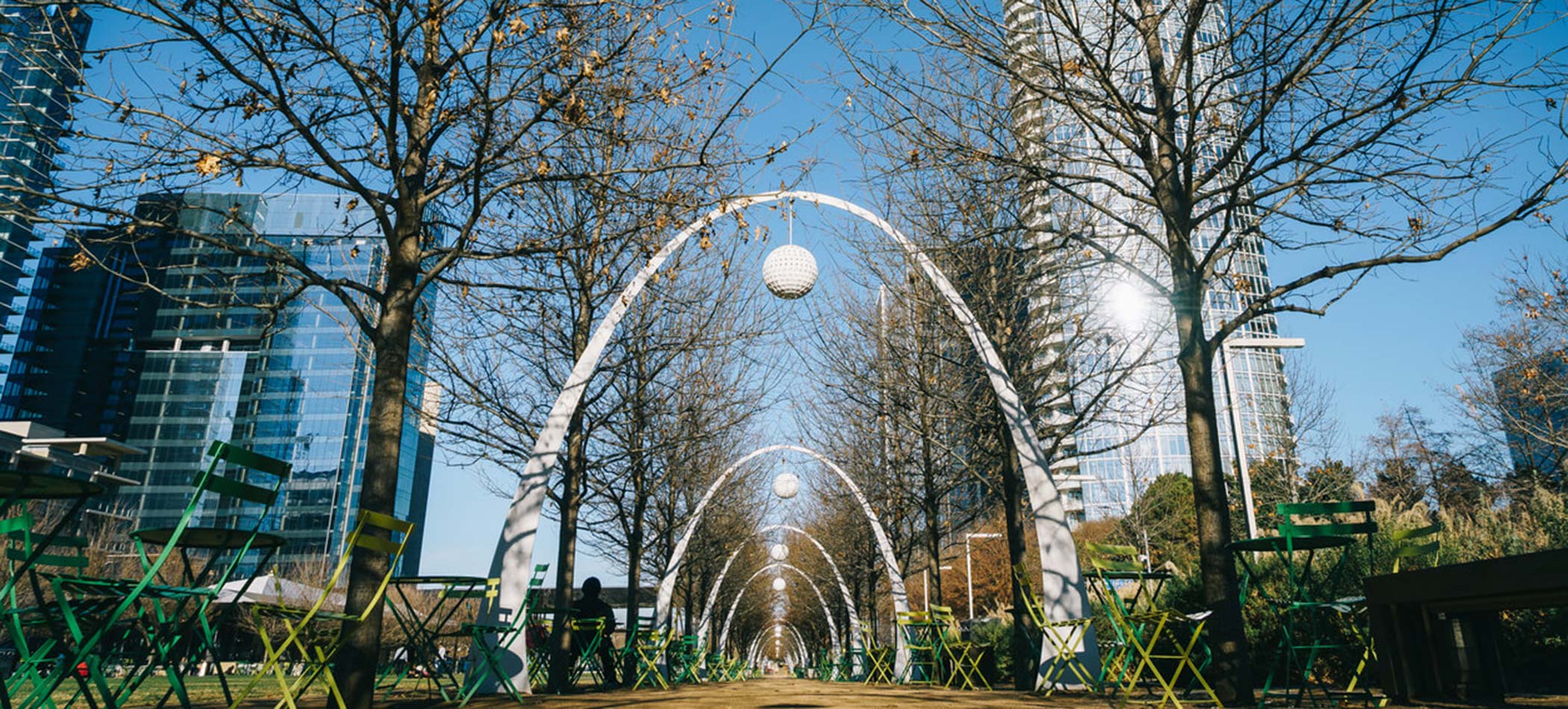 Klude Warren park in Dallas, TX