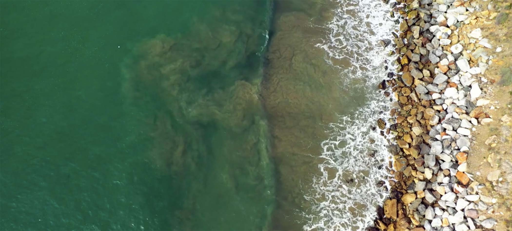 North county San Diego beach from above