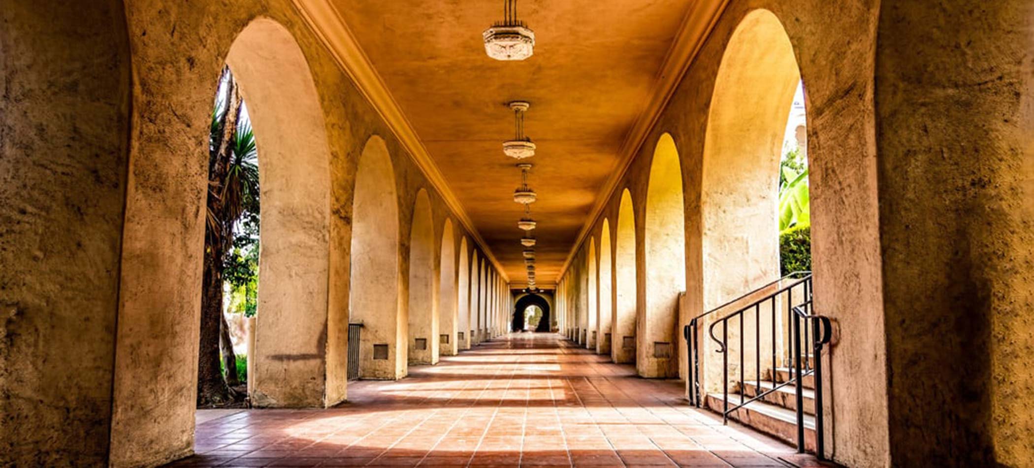 Walkway in San Diego's Balboa Park