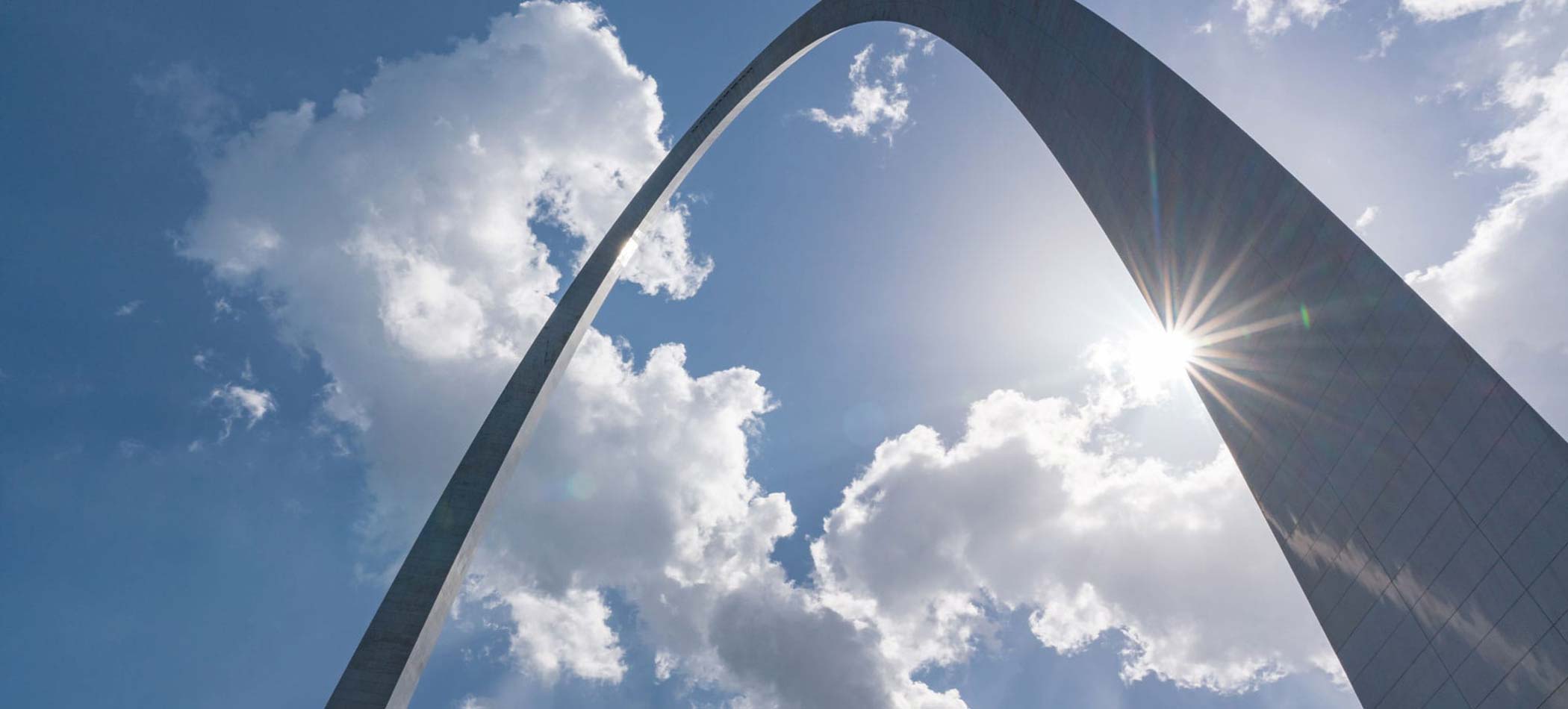 The arch in St. Louis