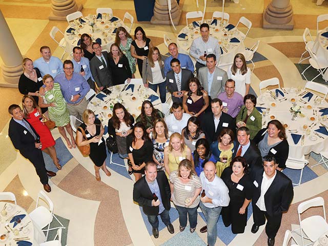 usd families at homecoming event