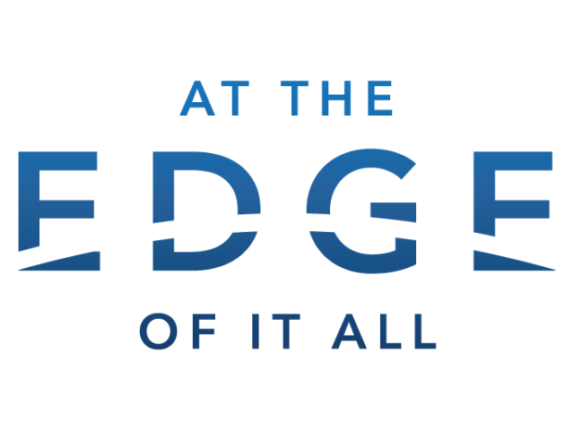 at the edge of it all podcast logo
