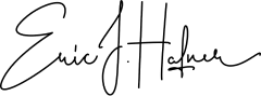 Eric Hafner signature