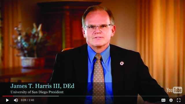 USD Magazine video with chyron