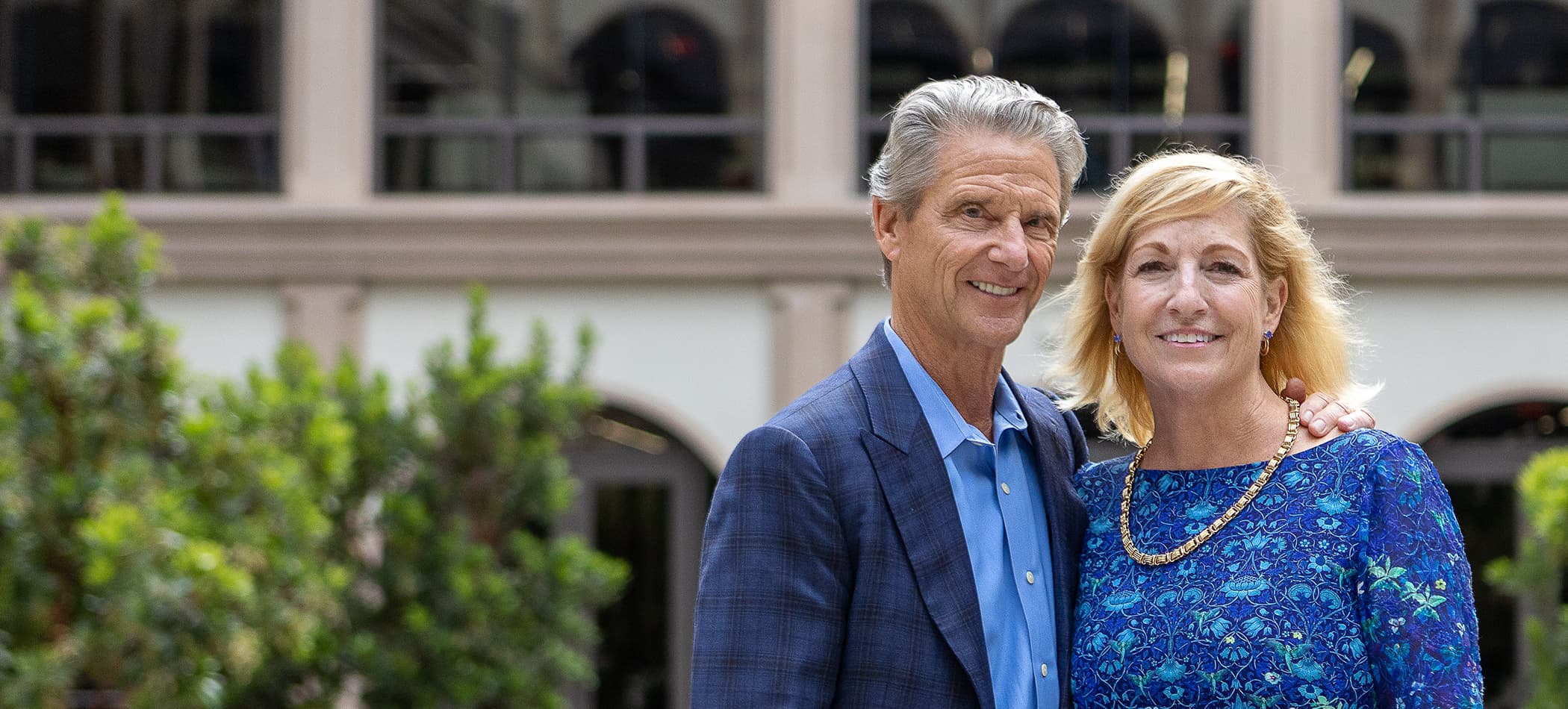 image of don and ellie knauss on the usd campus