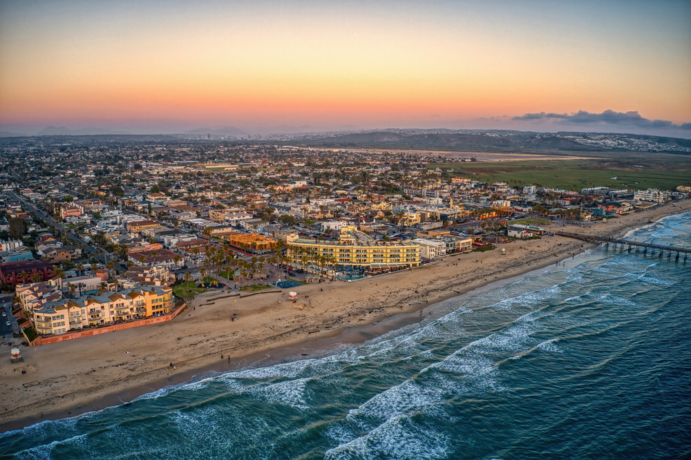 san diego - tijuana aerial