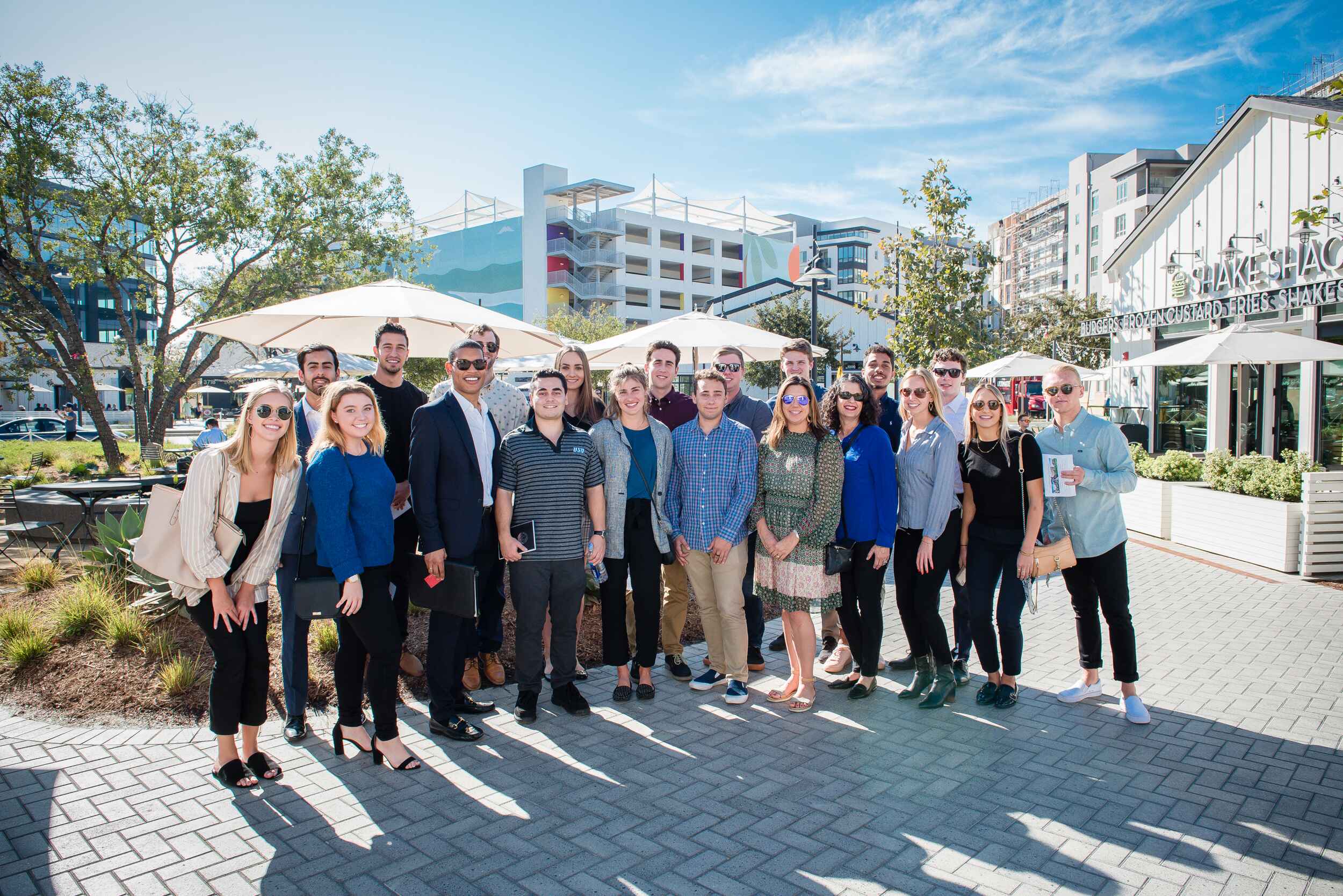 Image is of the 2023-2024 Real Estate Society Committee