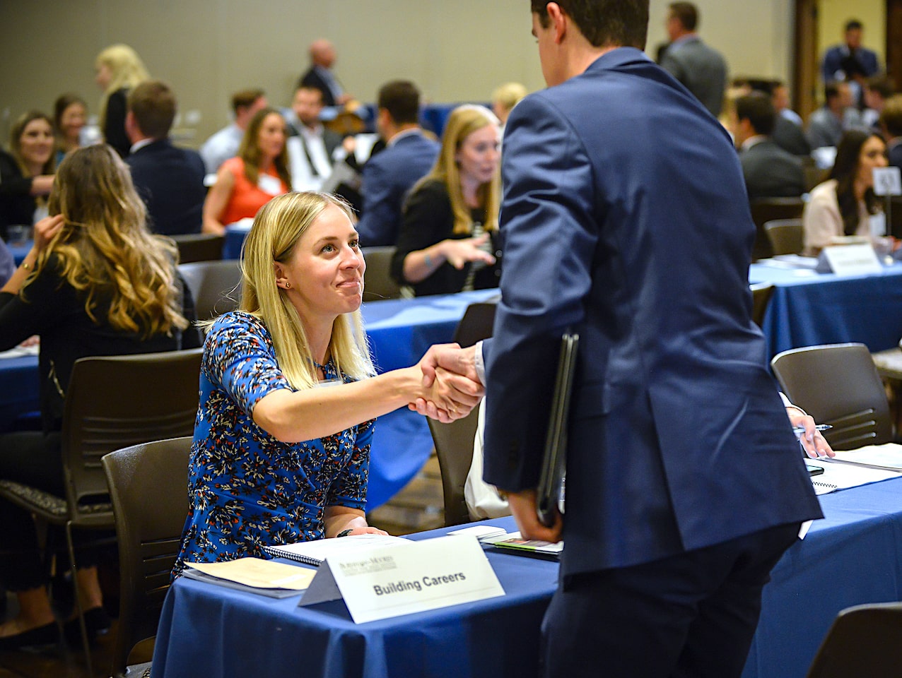 Student Employer Shaking Hands
