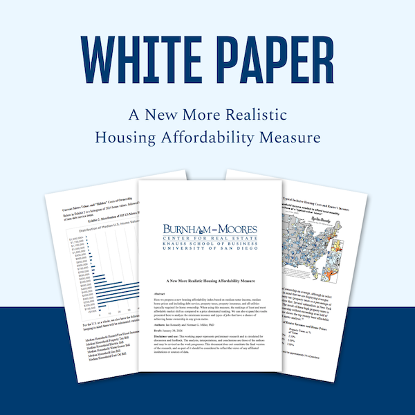 White Paper - A New More Realistic Housing Affordability Measure