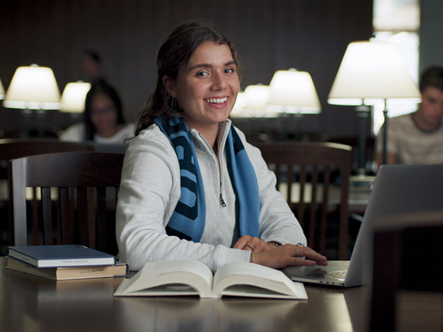 A business student