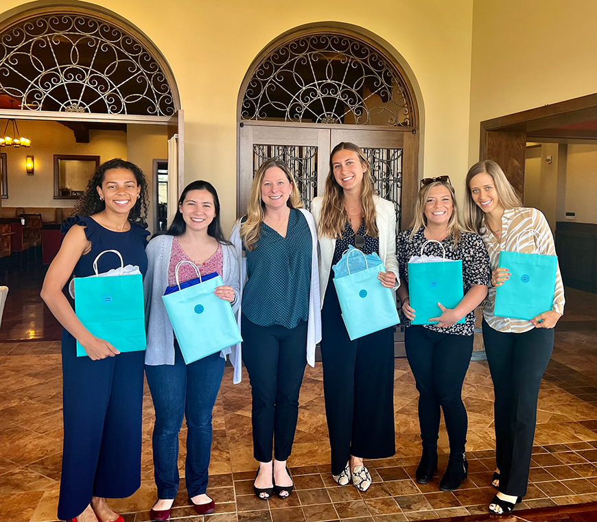 2022 Recipients with Prof. Heldman