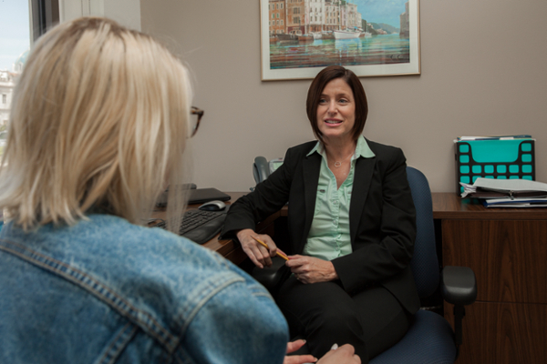 Picture of Career Counselor with a Student
