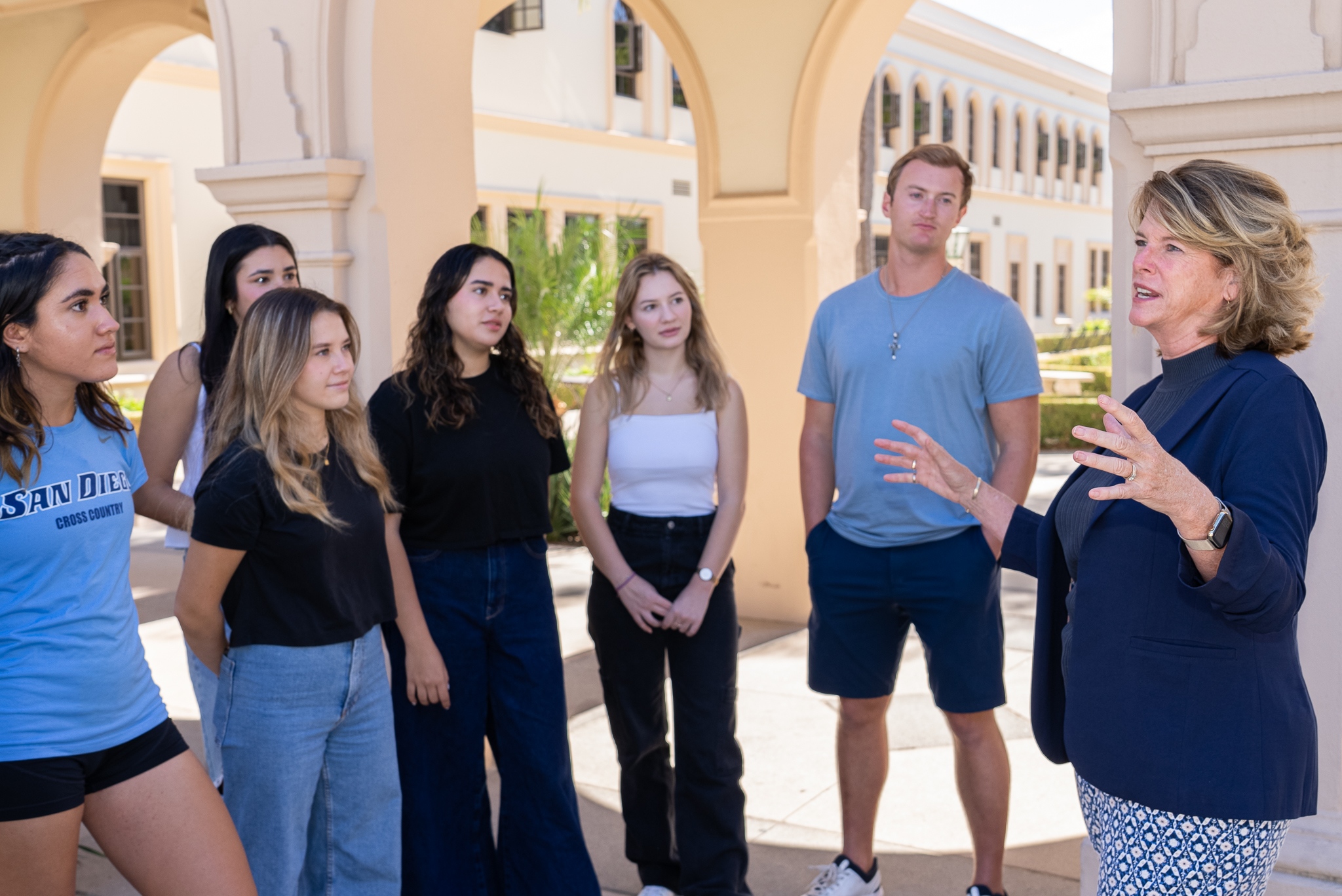 A USD professor and student talk