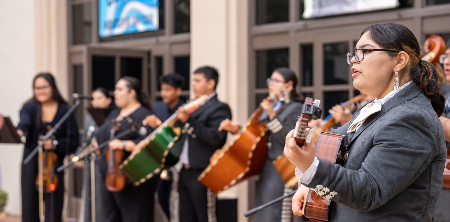 USD Mariachi students performing during the Arts and Culture Fest.