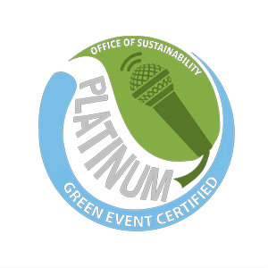 platinum green event certified badge