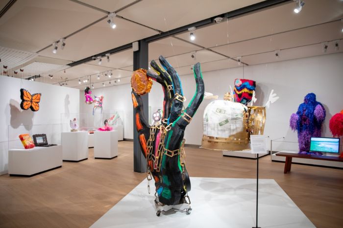 Pinatas at the Mingei International Museum.