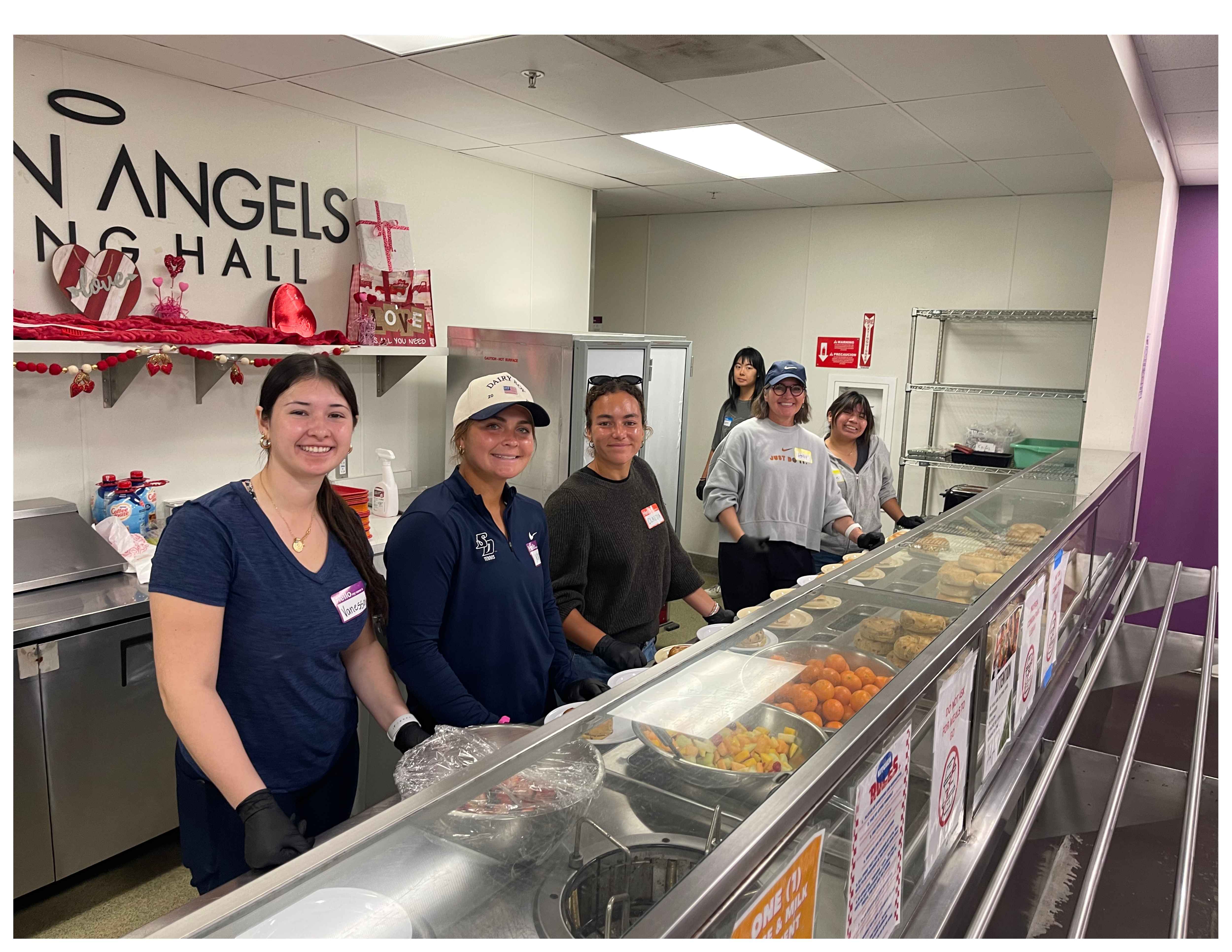 Pancakes serving up hope team posing