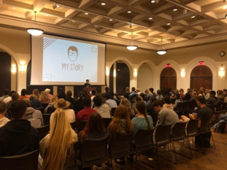 audience at my story event