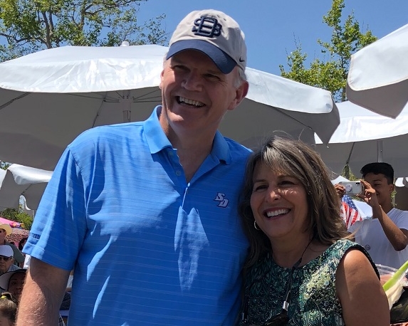 President Harris and Councilwoman Lorie Zapf