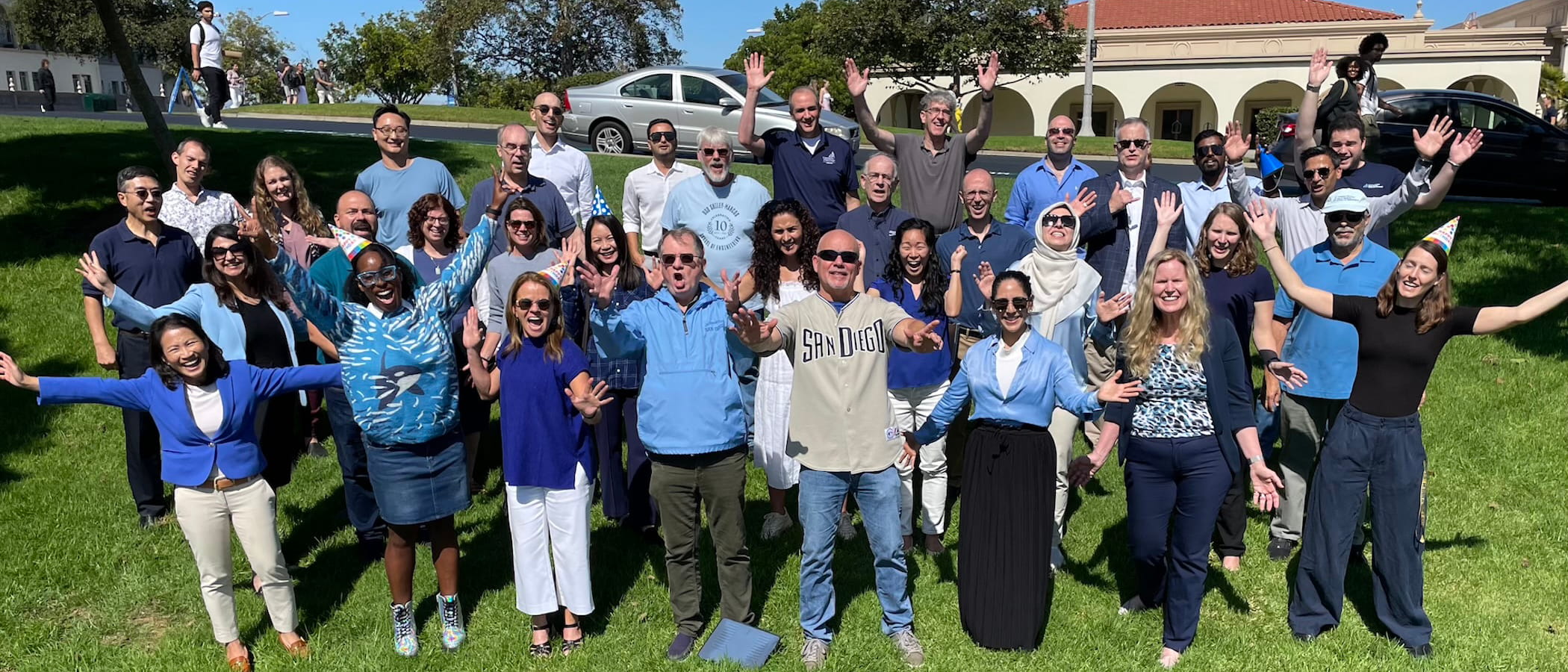 Engineering faculty at a recent USD graduation ceremony