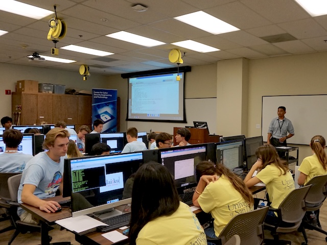 Youth in lab setting