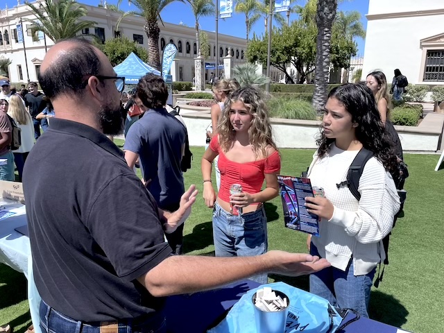 Students with advisor