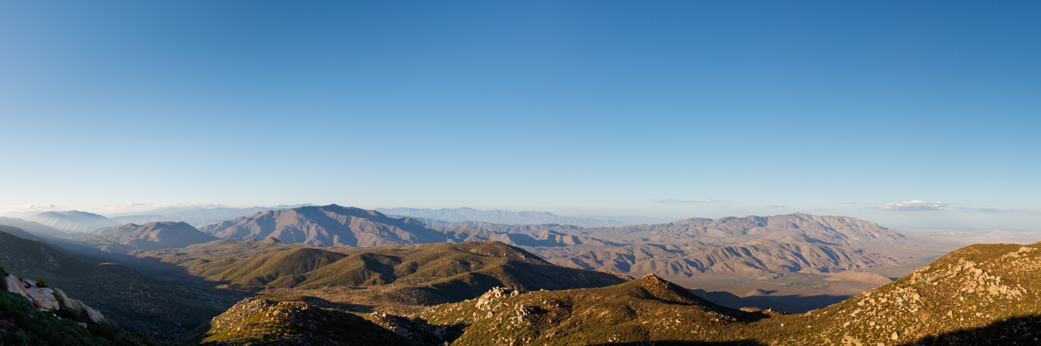 Rolling mountains and hills