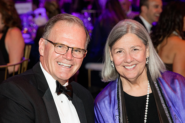 President Harris and his wife at the Harris Gala