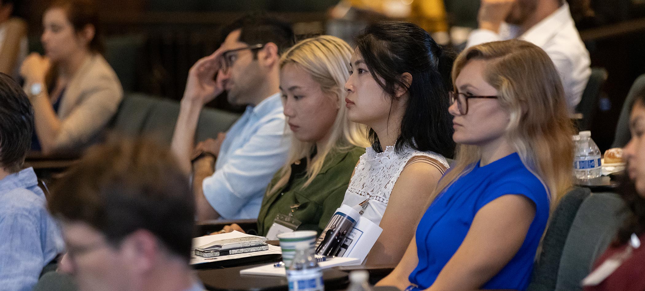 students listening in a class