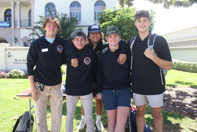 IFC fraternity chapters welcome in new members on Bid Day with hugs and smiles.