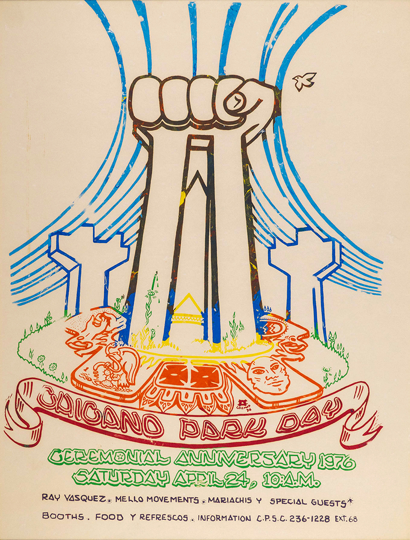 1976 Chicano Park Anniversary Poster