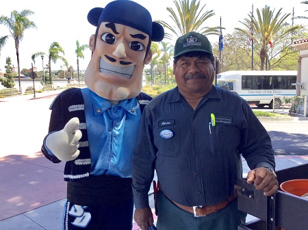 Diego with the facilities team