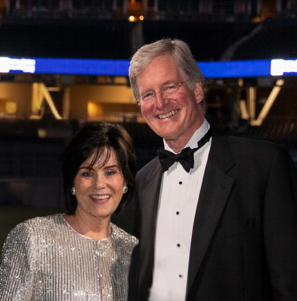 photo of Virginia "Ginny" Nelson '79 (JD) and her husband Mark Andrews