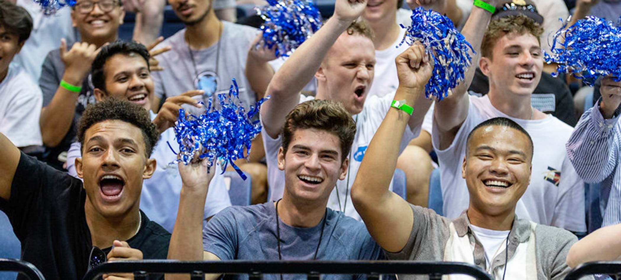 Students at a sporting event