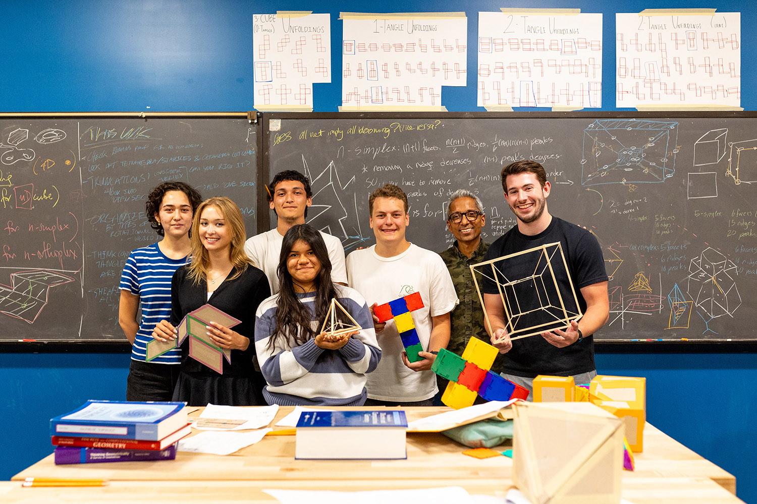 classroom with people