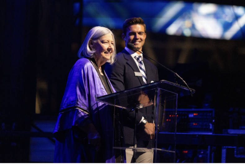 Founders Gala Honorary Chair and Chair Emerita of USD’s Board of Trustees Darlene Marcos Shiley