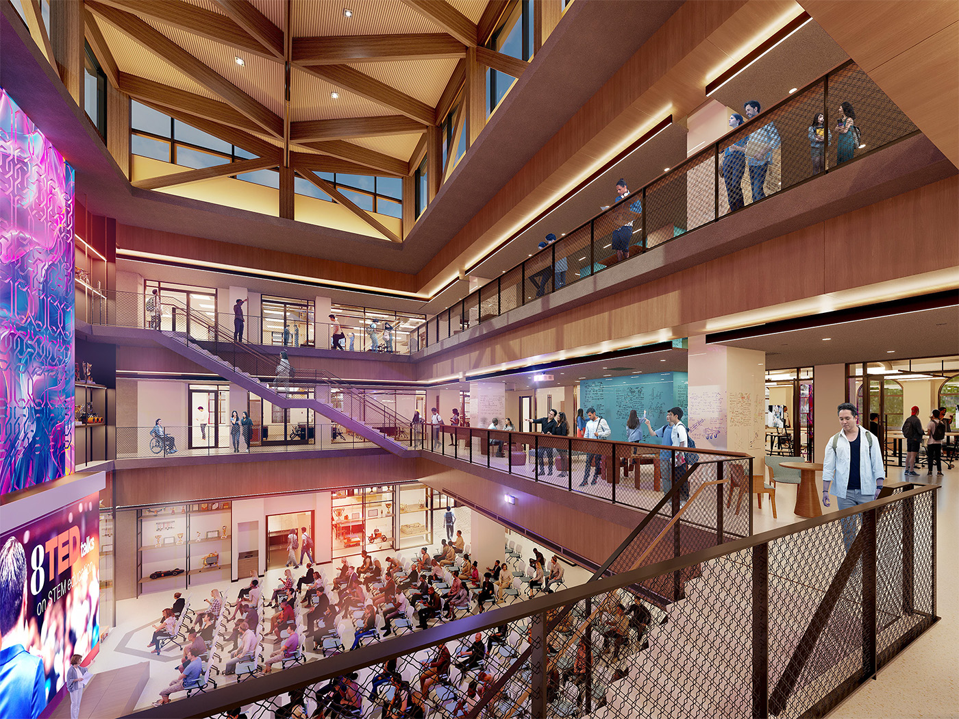 Artist rendering of the new STEM facility.