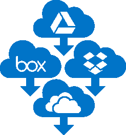 clip art of cloud services