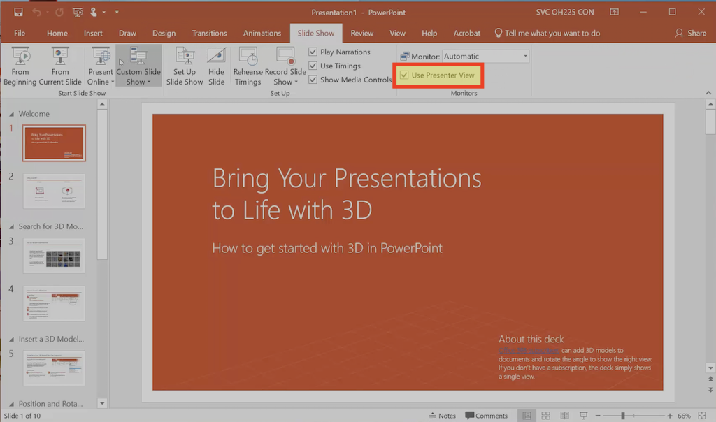 presenter-view